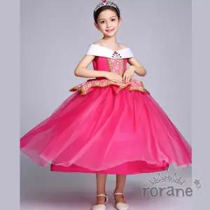 여아 잠자는 핑크 공주드레스 유아 vUS5+2OTV