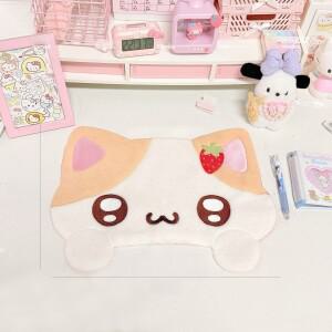 새로운 일본 스타일 두꺼운 고양이 테이블 매트 패브릭 데스크탑 장식 사진 촬영 소품 고급스러운 기숙사