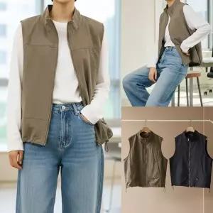 [하프클럽/아이우먼]위쉬몰 SM 테크나일론집업조끼(X388H603) 빅사이즈