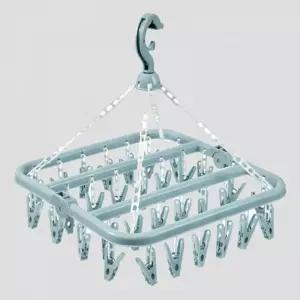 다용도 빨래 건조대 회전형 접이식 고리형 실내용 수건 간이