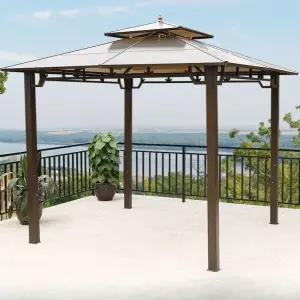 사각 파고라 정자 테라스 주택 그늘막 마당 야외 원두막