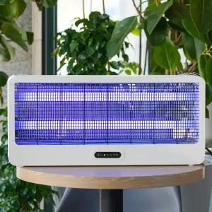 Inoq 더강력해진 듀얼 블루라이트 전격살충기 편리한 타이머 리모컨형 40W/모기퇴치기 가정용해충퇴치기