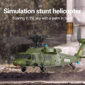 블랙 비 K200 RC 헬리콥터 6채널 광학 흐름 위치 지정 장난감 선물