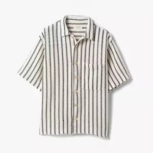 샌프란시스코마켓 TINTORIA MATTEI 954 /틴토리아 마테이 954/ OVERFIT KNIT STRIPE SHIRT/ 흰색 /TMF1M400