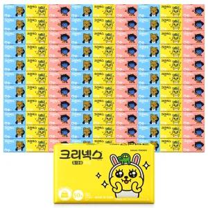 크리넥스 카카오 프렌즈 여행 티슈 50매 x 100개 휴대용