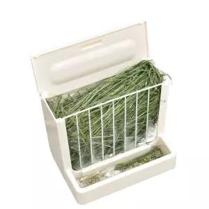 토끼 건초통 기니피그 바구니 급식기 철망 사료통 먹이통 덮개