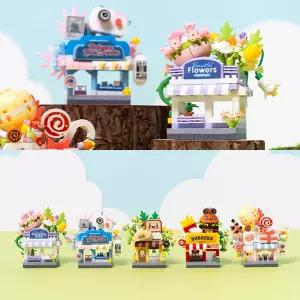 미니 입체 블록 가게 만들기 블록 놀이 미니어쳐 끼우기 디폼블럭