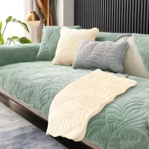 극세사 쇼파패드6인용 북유럽 겨울 덮개 쇼파패드 패브릭 70x50cm 바나나레이