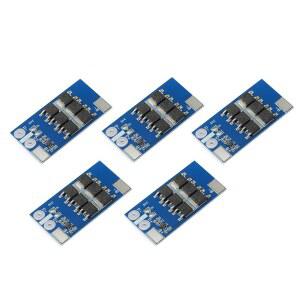 틸렌 로봇 18650 5PCS 방지 충전 보드 전압 2V 1S 보호 BMS 배터리 과충전 LIFEPO4 25A 단락