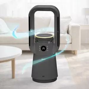 [밀양본차이나][MILLTH] 날개없는 사계절 파워에어 선풍기_실버그레이