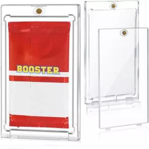 2팩 부스터 팩 카드 프로텍터 디스플레이 홀더