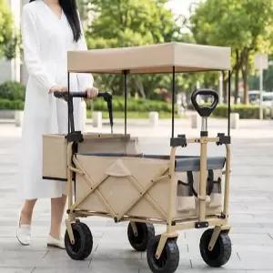 캠핑용 트롤리 웨건 미니 트레일러 접이식 손수레