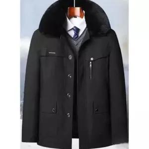 남성 빅사이즈 패딩 남자코트 블랙 잠바 숏패딩