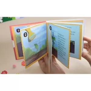 봄식물 학습 활동지 성장과정 강남콩 한살이 북아트 4인 유아놀거리 미술수업