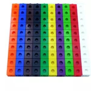 엄마표 수막대 수학습교구 만들기놀이 연결큐브 100p 키즈카페 5살용 수블럭