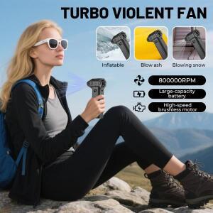 카메라 먼지제거 에어 블로워800000RPM 폭력적인 공기 디지털 터보 제트 팬 휴대용 Type-C 충전 강한 바람