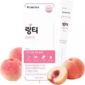 링티 박사가 개발한 전해질 음료 믹스 - 복숭아 맛 빠른 수분 공급 필수 비타민 경구 정맥 주사 용액 운동