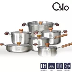 오슬로 국산 스텐 냄비 통3중 가스레인지 인덕션