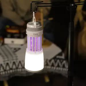Inoq 간편접이식 USB충전 손전등 랜턴겸용 UV LED램프 해충퇴치기/포충기 캠핑랜턴 캠핑해충퇴치기