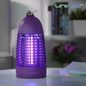 Unimax UV램프 해충퇴치기 4W 퍼플/모기퇴치기 해충포충기 날벌레퇴치기 가정용해충퇴치기
