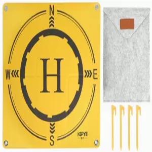 250레벨 이하 RC 헬리콥터 모델용 접이식 및 리버서블 랜딩 패드 양면 방수 쿼드콥터 드론에 적합한 돈