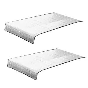 에어컨 실외기 열차단 덮개 대형 2개 93.5x46.5cm