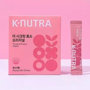 케이뉴트라 더 시크릿 효소 오리지널 소화력 과식 야식 불편한 장 90g(3gX30포)X4개 120포