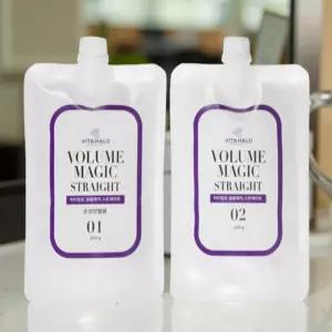 셀프 매직약 스트레이트약 악성 곱슬 머리 뿌리 볼륨 매직