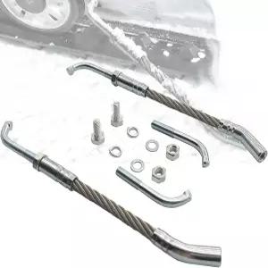 JZAHYUK 스노우모빌 스 스크래처 키트 후진 및 비후진 기어 장착 트랙 높이 2-1/2인치 2Pcs 지원