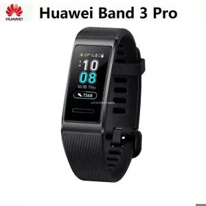 호환   화웨이 밴드 3 프로 GPS 스마트밴드 메탈 프레임 아몰레드 0.95 인치 풀 컬러 디스플레이 방수 피트