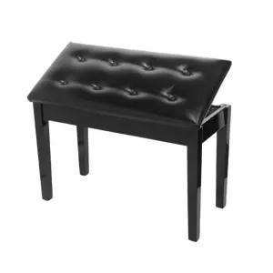 디지털 피아노 의자 연주용 높이조절 교육용 푹신한 전자키보드 원목 접이식 스툴 수납식