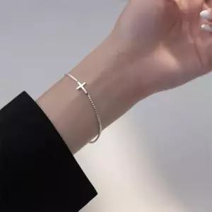 실버묵주팔찌 세례 순은 핸드메이드 성당 천주교선물 십자가 커플팔찌 여성팔찌 데일리팔찌