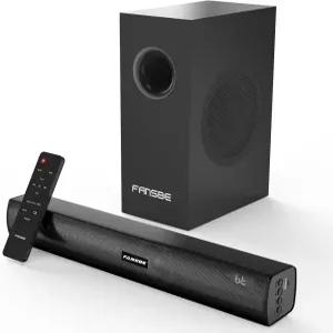 홈 시어터 사운드 바 서브우퍼 블루투스 서라운드 스피커 TV HDMI(ARC) 광동축 AUX USB 2.1ch 오디오