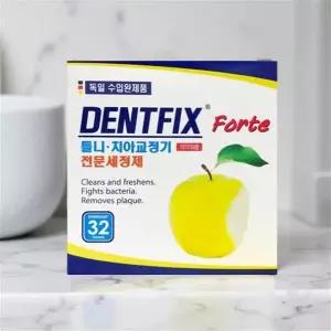 유지 장치 세정제 치아 교정기 의치 틀니 세척 클리너 32개입 1+1