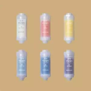 바디럽 샤워 필터 녹물 제거 샤워기 헤드 샤워 호스 비밀 필터 2개 세트