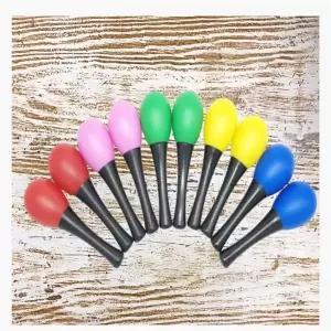 마카라스 마라카스 완구 흔드는 악기 놀이 리듬감 소근육 10개세트 13cm