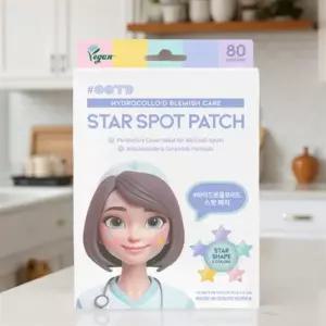 여드름 패치별 모양 스타 스팟패치 피부 뾰루지 커버 포인트 80개입
