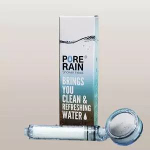 [퓨어레인] 필터 샤워기 헤드 (PR-9000) 샤워기 본체 정수필터 1개 세라믹볼 1개 패브릭필 터 1