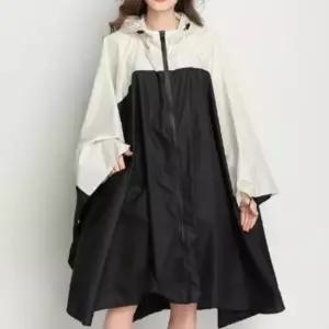 여성용 SS 휴대 가능한 망토 자크 우비 코트