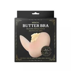 몽잘 버터브라 실리콘 여자 니플 패치 밴드 여성 누드브라 매너 유두 젖꼭지 가리개 커버 8.5cm 2P , 1개