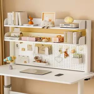 타공 책상 선반 앵글 3단 정리 보드 철제 책장 0개 대형 95 80 클램프형