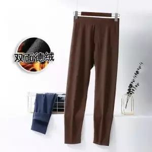 원더우면 팬츠 가을 남성용 양면 보온 보온바지 속 싸구려 솔리드 기모 OPH3