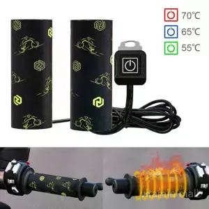 오토바이 핸들 온열 패드 범용 열선그립 워머 바이크 그립 2V