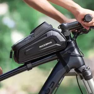 록 브라더스 자전거 가방 하드 셸 탑튜브 마운틴로드 크로스빔 방수 터치스크린 휴대폰가방