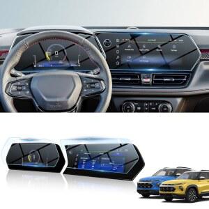 업그레이드된 강화 유리 2개 2024 2025 액티브, 트레일블레이저(ls, 트레일블레이저 lt, 2개/세트 액정보호필름, 쉐보레 터치스크린 navi+dash 27.9cm(11인치) rs)액세서리 및 2026