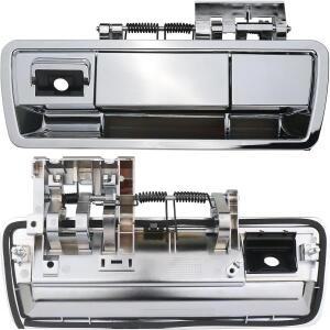 후면 뒷문 릴리스 핸들, 블랙 닛산 아르마다 카메라 홀 크롬 포함