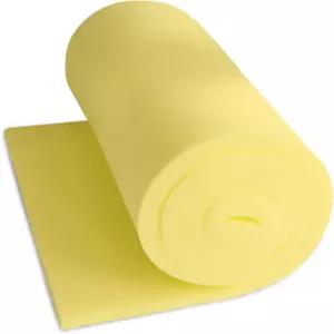 노란색 폼 보드 소파 쿠션 교체용 고밀도 실내용 가구 및 DIY 프로젝트용 패딩 의자 달걀 상자용 패드