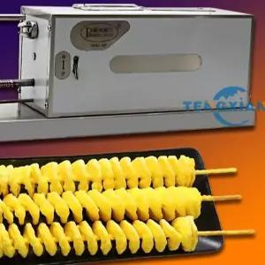 회오리감자 기계 자동 놀이동산 전동 토네이도 제조기 커터 회전 컷팅 가정용 손질 머신