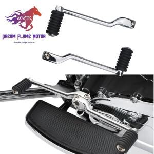 앞뒤 기어 레버 시프터 바이크 오토바이 힐 토 시프트 페그 할리 데이비슨 스트리트 글라이드 투어링 소프