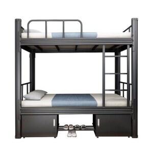 성인이층침대 기숙사침대 이층 1 조립형 흰색 베드 보조계단 매트리스 숙소 이층침대 어른